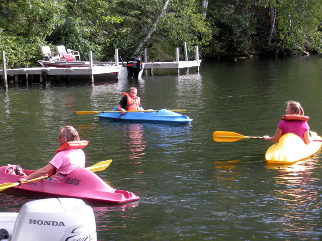Our <b>Kayaks</b> are very popular with everyone in the family.