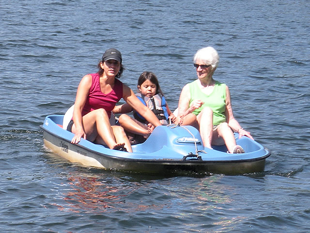 Go for a relaxing <b>Pedal Boat</b> ride around the lake.